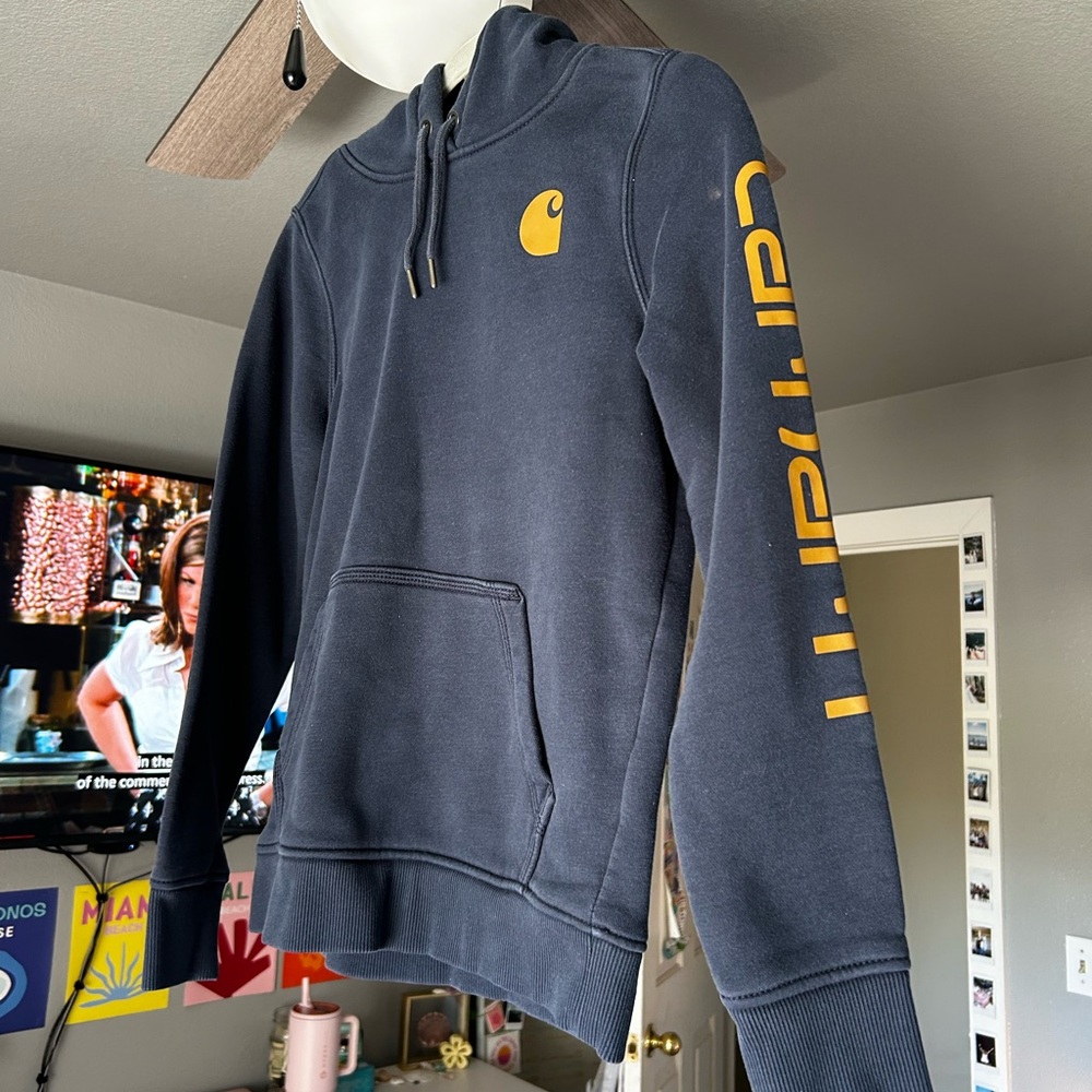 Carhartt Black Relaxed Fit Hoodie
